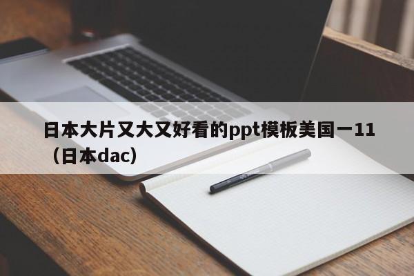 日本大片又大又好看的ppt模板美国一11（日本dac）