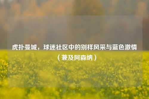 虎扑曼城,球迷社区中的别样风采与蓝色激情(兼及阿森纳)