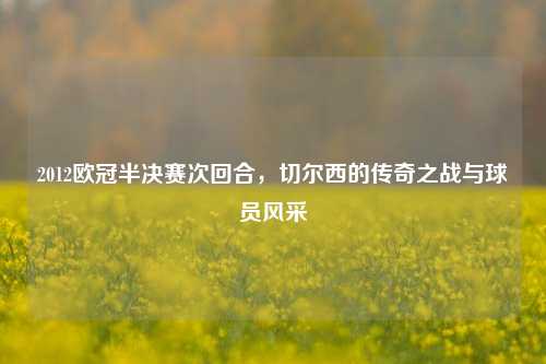 2012欧冠半决赛次回合,切尔西的传奇之战与球员风采