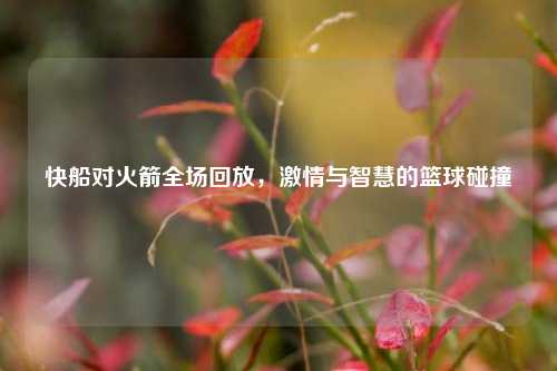 快船对火箭全场回放,激情与智慧的篮球碰撞