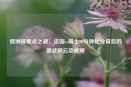 欧洲杯焦点之战，法国vs瑞士90分钟比分背后的激战风云及视频